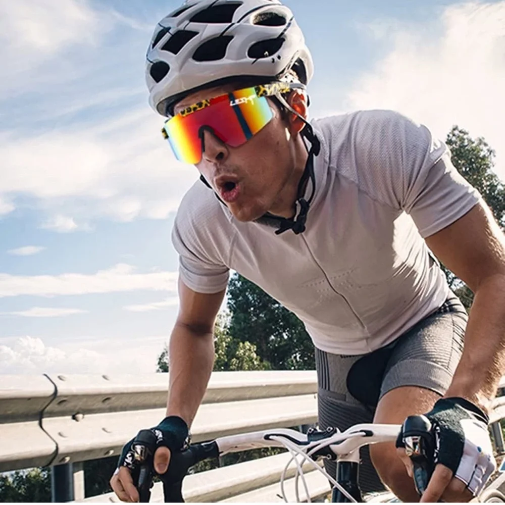 Polarized Sports Sunglasses Cycling Sun Glasses TR90 Frame Glasses
